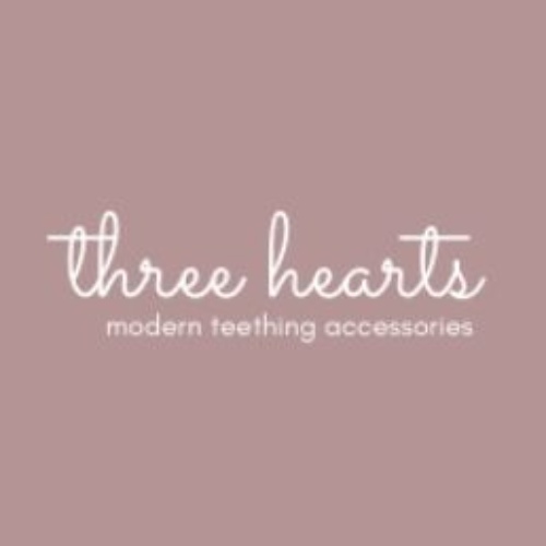 Three Hearts Modern Teething